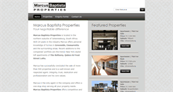 Desktop Screenshot of marcusbaptistaproperties.co.za