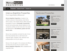 Tablet Screenshot of marcusbaptistaproperties.co.za